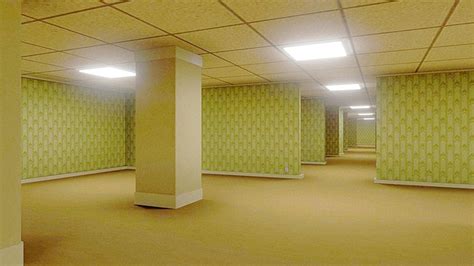 They all consist of randomly segmented rooms, which form in no particular pattern, and are extremely loud with the noises of machinery. . Backrooms wiki